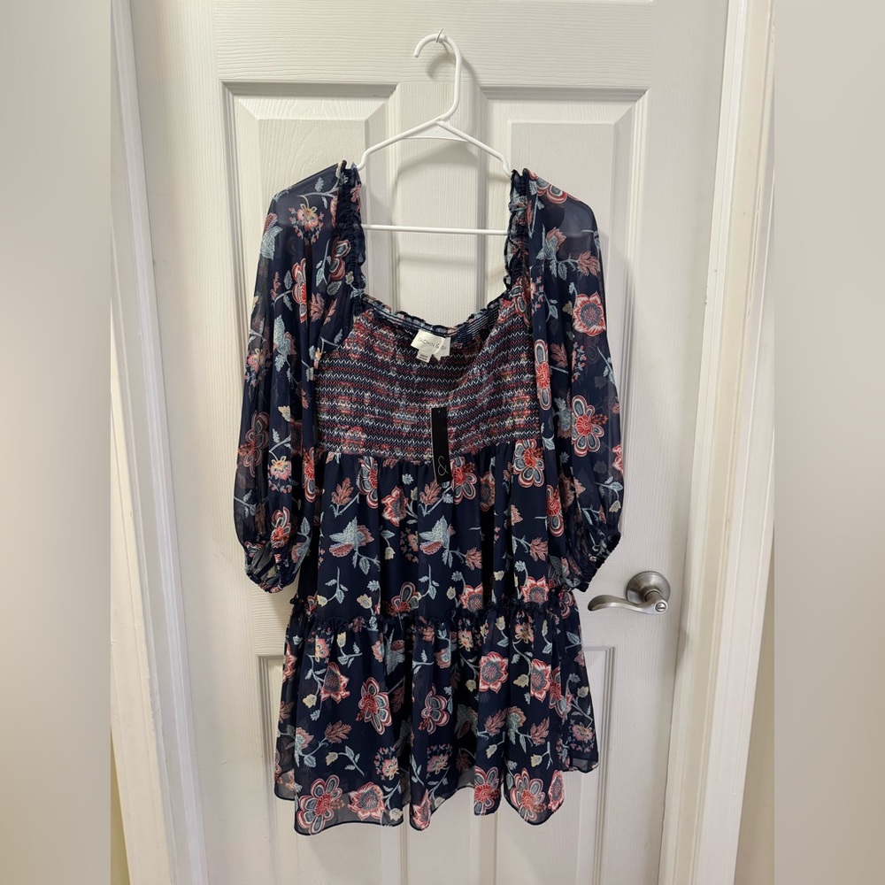 Sachin & Babi Lola Floral Smocked Mini Dress
Anthropologie Boho Tiered - Picture 7 of 16